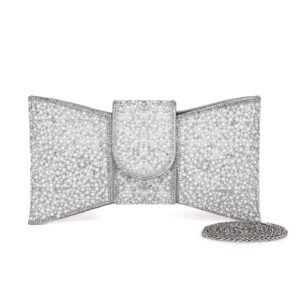 ADDO Elegant Rhinestone Embellished Bow Clutch Bag – AD1808