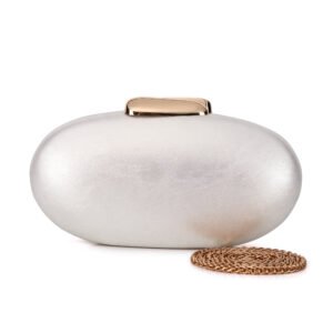 ADDO Elegant Metallic Oval Clutch Bag – AD0071