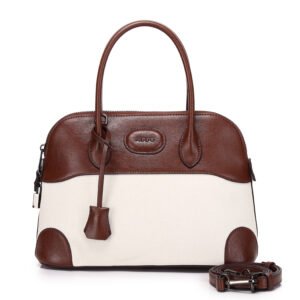 ADDO AD201 Two-Tone Handbag with Detachable Shoulder Strap